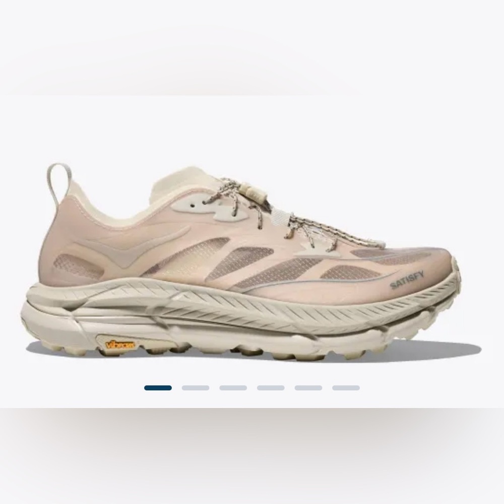 Satisfy x Hoka Mafate Speed 4 Lite Bone